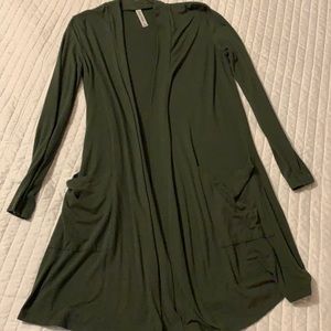 Long sleeve long cover up